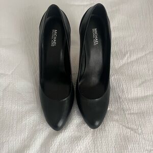 Michael Kors Black Leather Heels